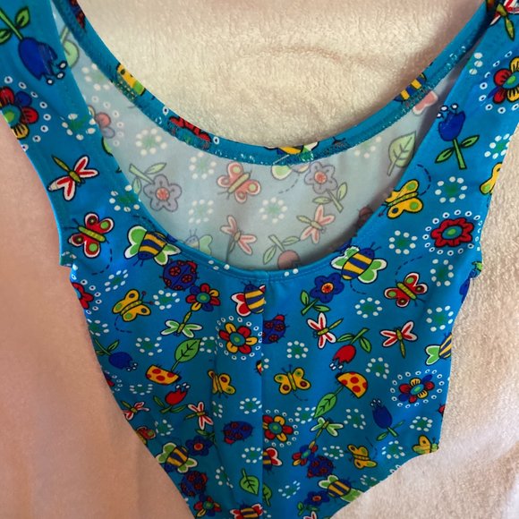 BLUE CUTE ONE PIECE BATHING SUIT BABY CLOTHING NEW - Picture 3 of 3